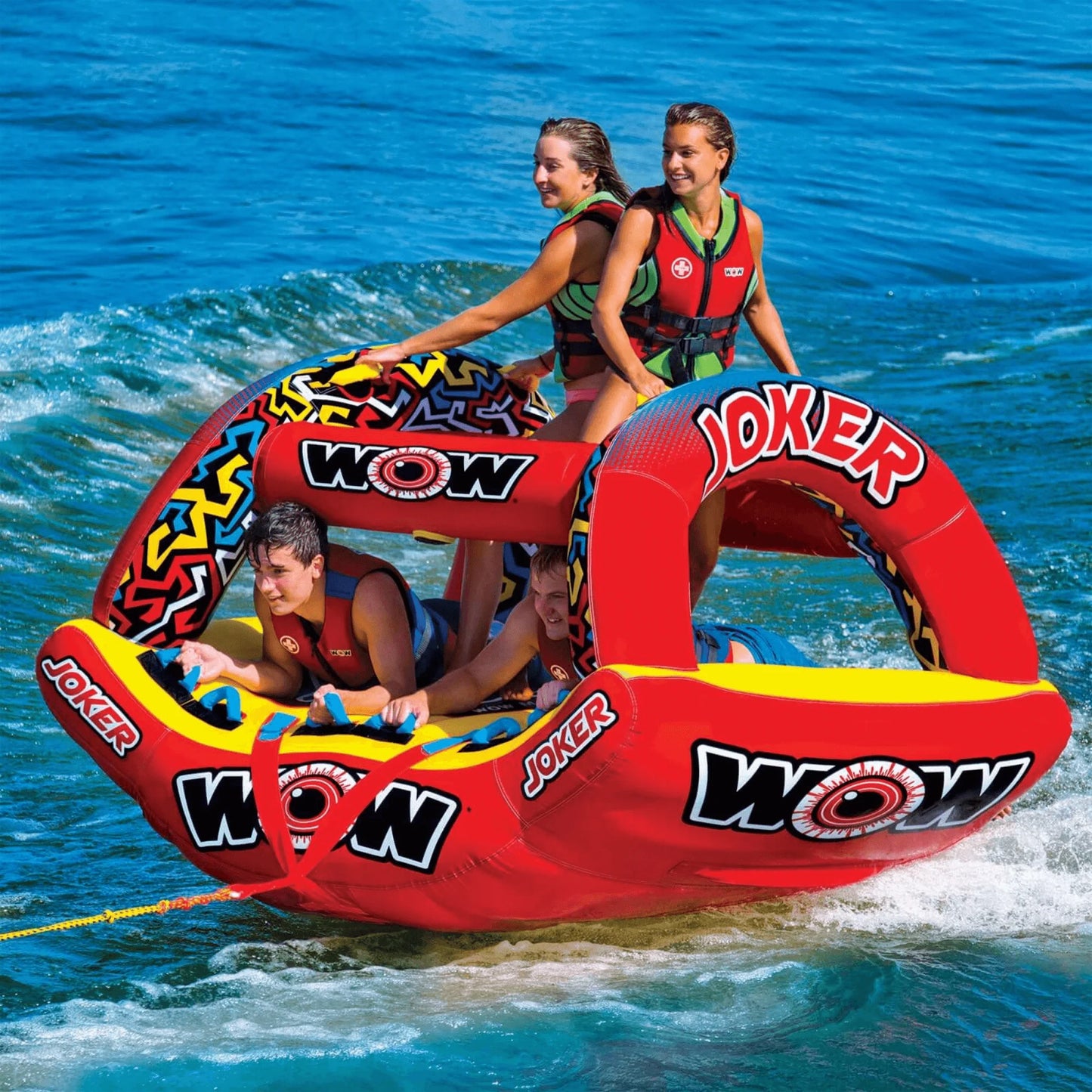 WOW Watersports Joker 3-Person Towable with Power Tower and Handles