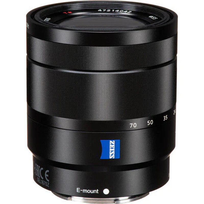 Certified Refurbished - Sony SEL1670Z Vario-Tessar T E 16-70Mm F4 ZA OSS | Black