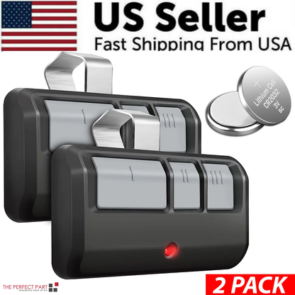 2 for Chamberlain Liftmaster Garage Door Opener Remote 893LM 953EV-P2 Learn