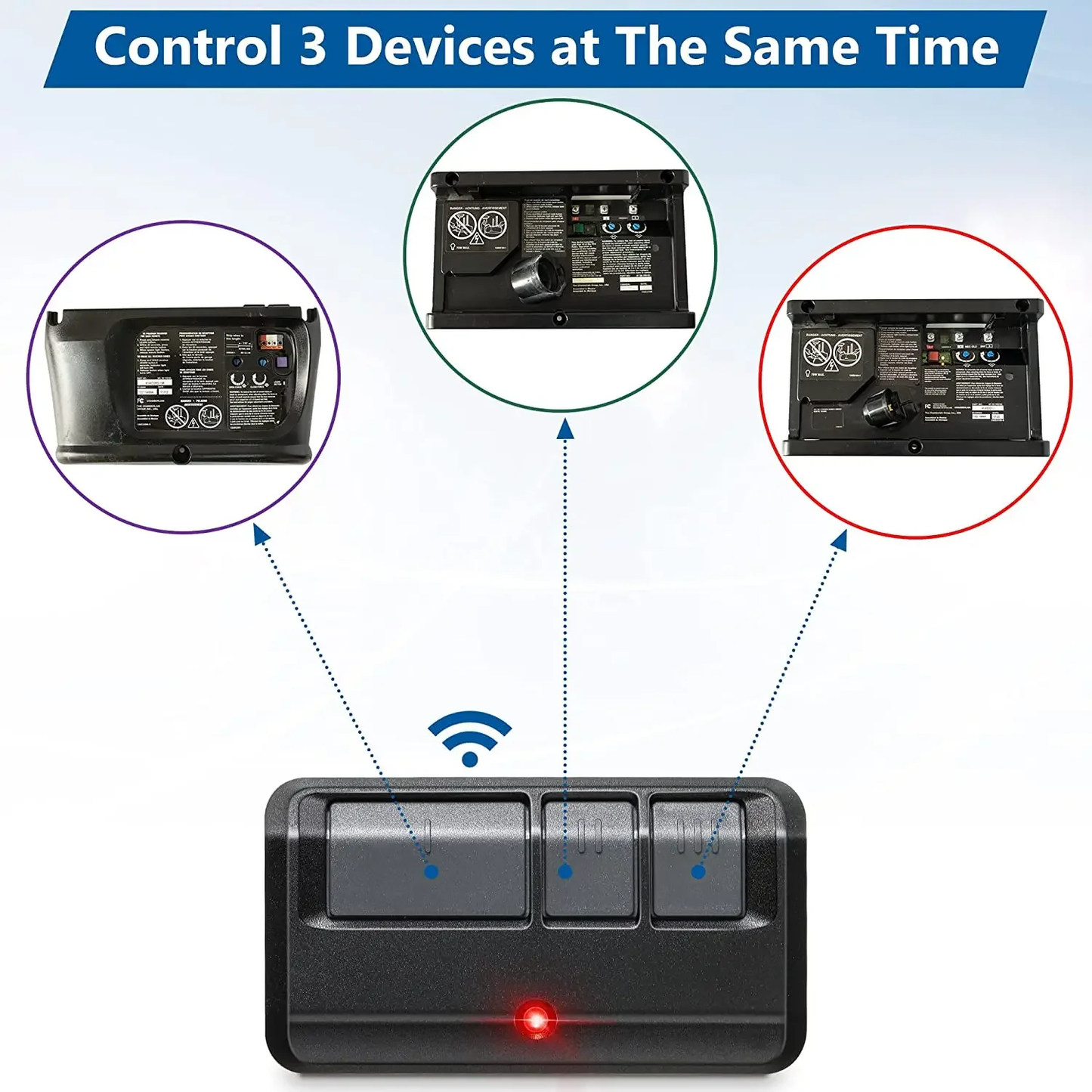 2 for Chamberlain Liftmaster Garage Door Opener Remote 893LM 953EV-P2 Learn