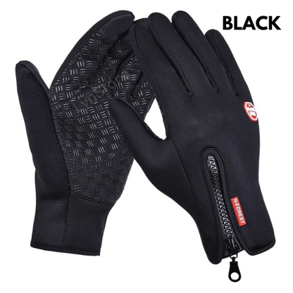 Heated Winter Gloves Touch Screen Riding Motorcycle Sliding Waterproof Sports Gloves with Fleece